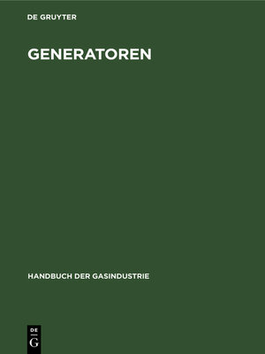 cover image of Generatoren